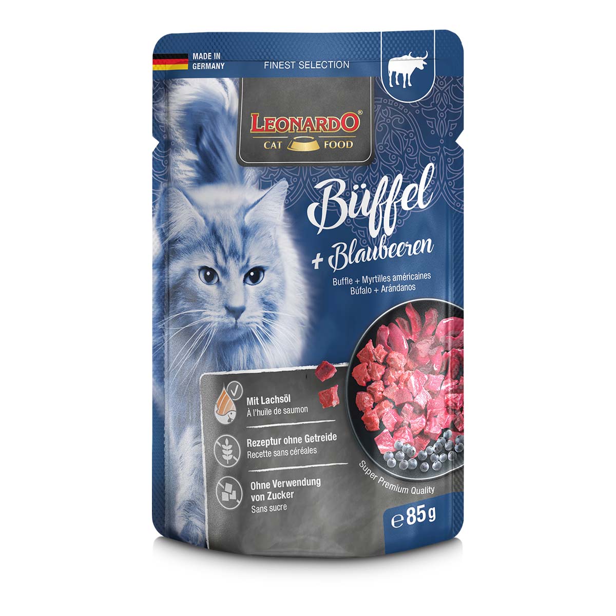 Leonardo Finest Selection Büffel und Blaubeeren 16x85g Leonardo Finest Selection Büffel und Blaubeeren 16x85g von Leonardo