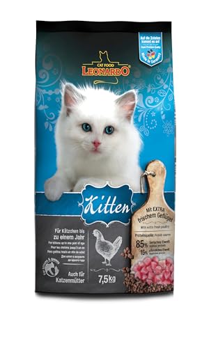 Leonardo Kitten 1x 7,5 kg, Trockenfutter mit Geflügel , für Katzen bis zu einem Jahr von Leonardo