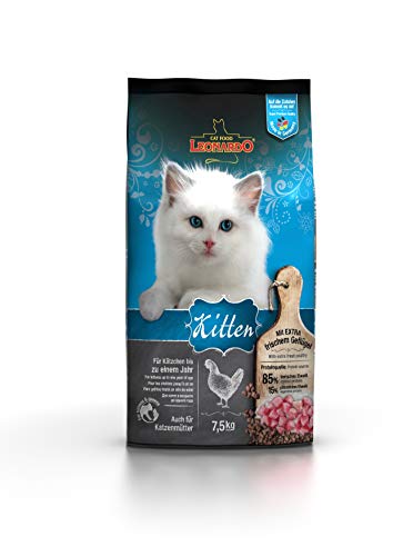 Leonardo Kitten [7,5kg] Kittenfutter | Trockenfutter für Kitten | Alleinfuttermittel für Kitten bis zu 1 Jahr von Leonardo