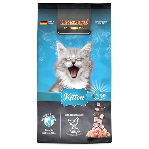 Leonardo Kitten [7,5kg] Kittenfutter | Trockenfutter für Kitten | Alleinfuttermittel für Kitten bis zu 1 Jahr von Leonardo