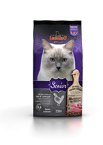 Leonardo Senior [7,5kg] Katzenfutter | Trockenfutter für ältere Katzen | Alleinfuttermittel für ältere Katzen ab ca. 10 Jahren von Leonardo