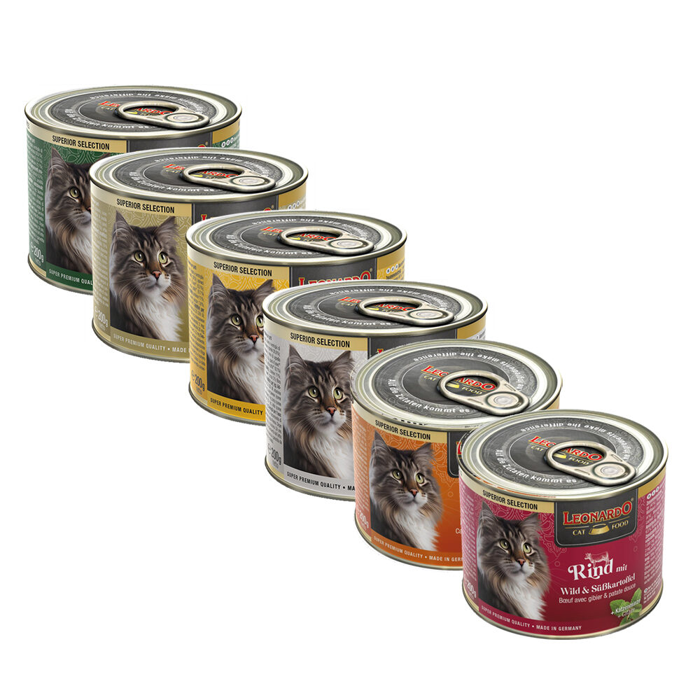 Leonardo Superior Nassfutter - Ente mit Huhn & Karotte - 6 x 200 g Leonardo Superior Nassfutter - Ente mit Huhn & Karotte - 6 x 200 g von Leonardo