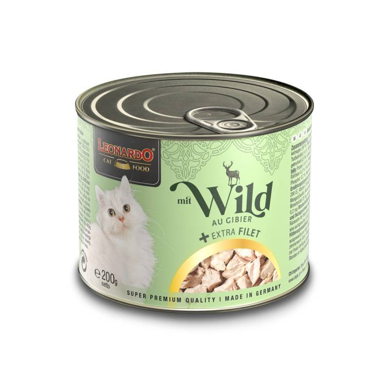 Leonardo mit Wild + extra Filet 24x200g von Leonardo