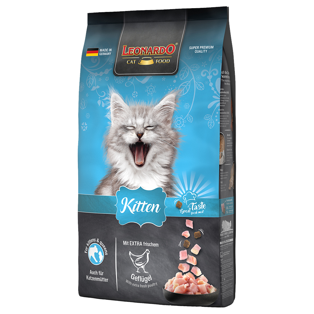 Sparpaket Leonardo 2 x Großgebinde - Kitten (2 x 7,5 kg) von Leonardo
