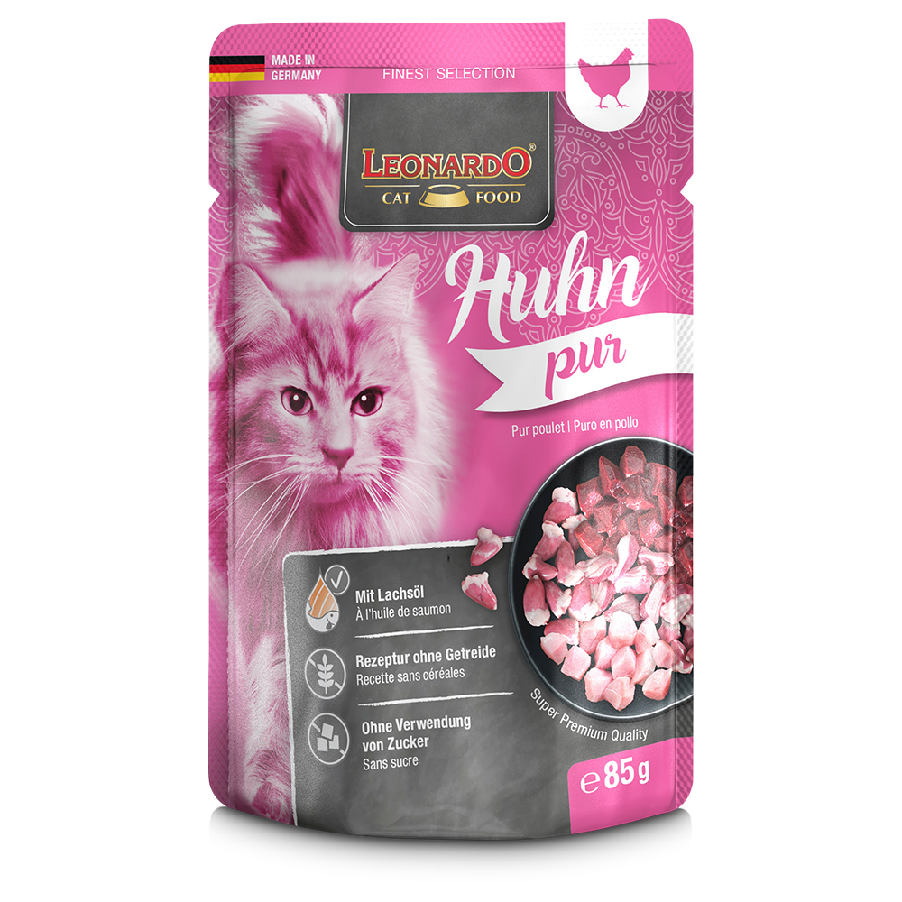 Sparpaket Leonardo Finest Selection Katzenfutter Pouch 32 x 85 g - Huhn pur Sparpaket Leonardo Finest Selection Katzenfutter Pouch 32 x 85 g - Huhn pur von Leonardo