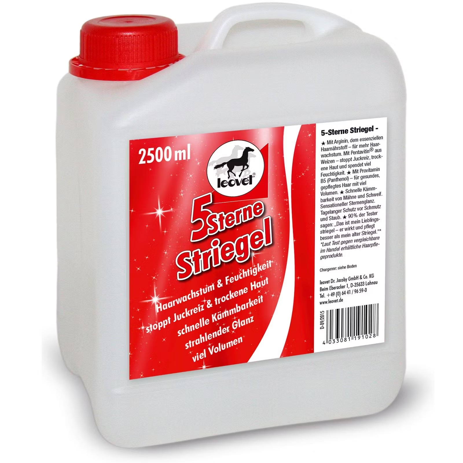Leovet 5 Sterne Striegel 2500ml Kanister zum Nachfüllen Leovet 5 Sterne Striegel 2500ml Kanister zum Nachfüllen von Leovet