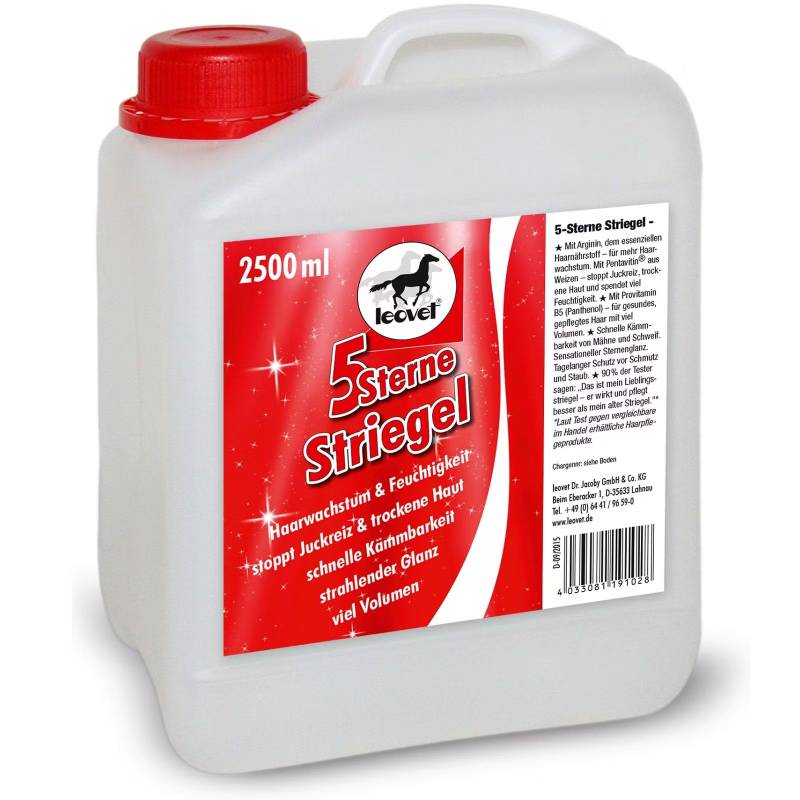 Leovet 5 Sterne Striegel 2500ml Kanister zum Nachfüllen Leovet 5 Sterne Striegel 2500ml Kanister zum Nachfüllen von Leovet