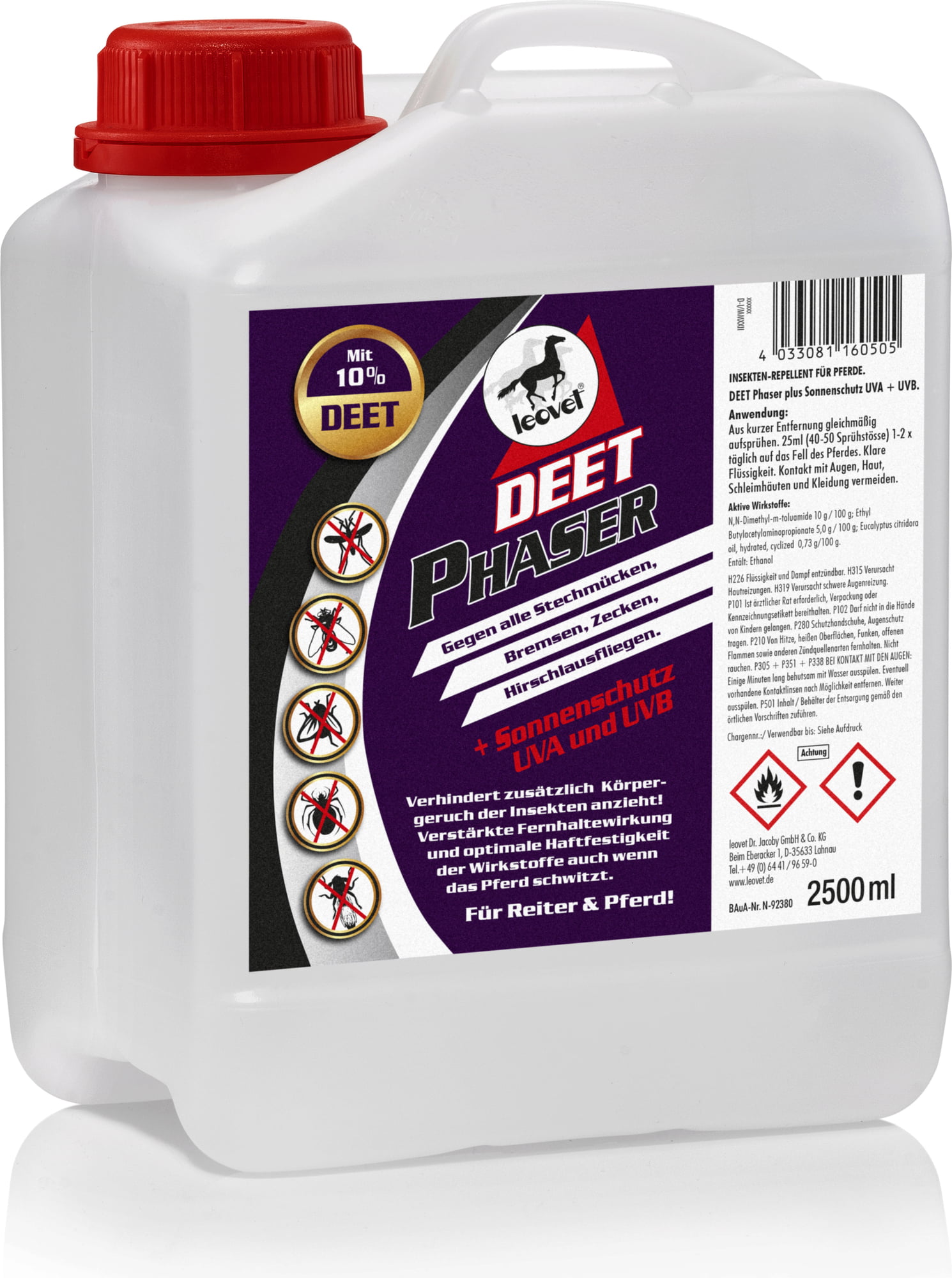 Leovet Deet Phaser 2500 ml Kanister zum Nachfüllen Leovet Deet Phaser 2500 ml Kanister zum Nachfüllen von Leovet