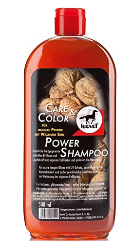 Leovet Power Shampoo walnuss für dunkle Pferde | 500ml von Leovet