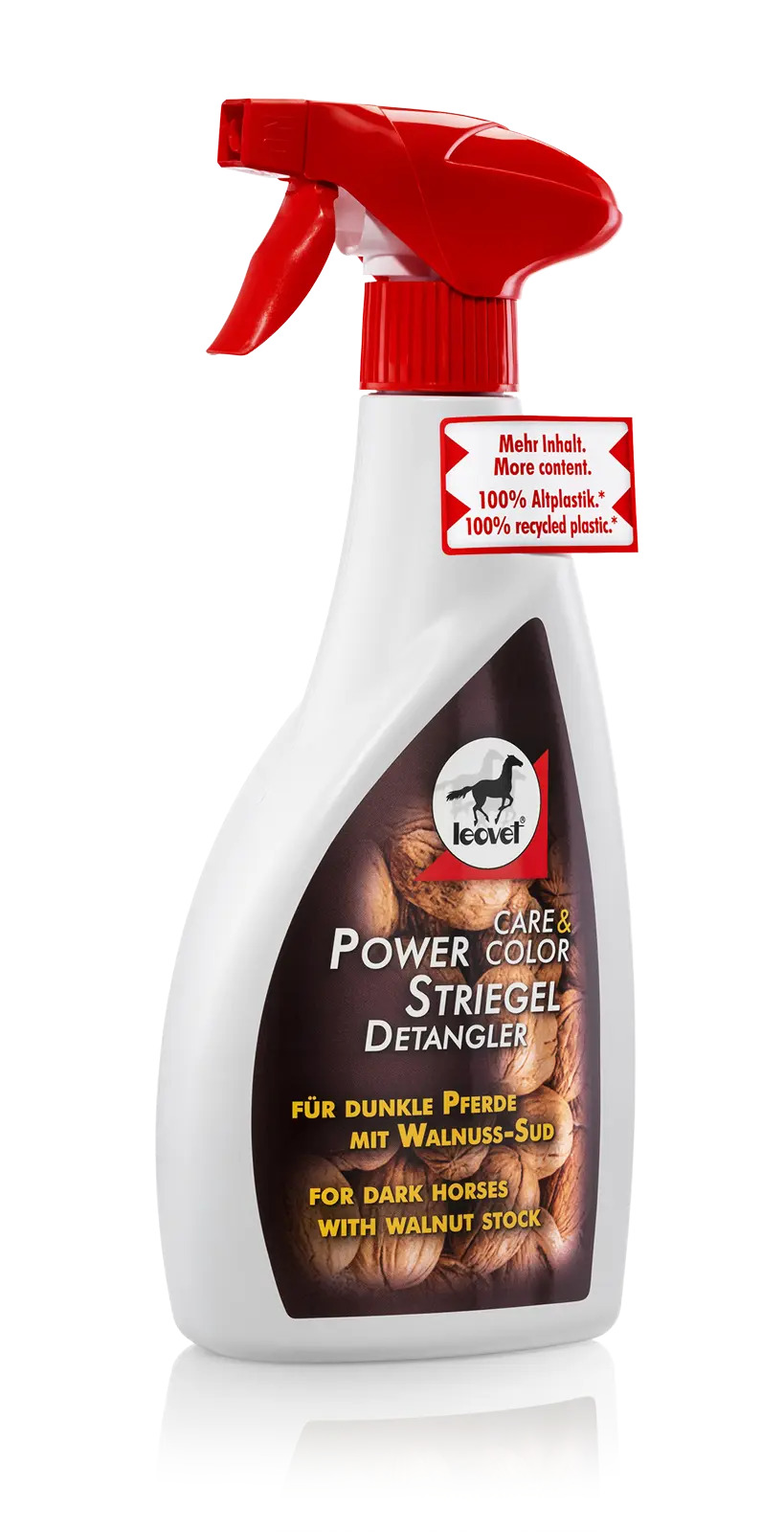 Leovet Power Striegel mit Walnuss 550 ml aus 100% Altplastik Leovet Power Striegel mit Walnuss 550 ml aus 100% Altplastik von Leovet