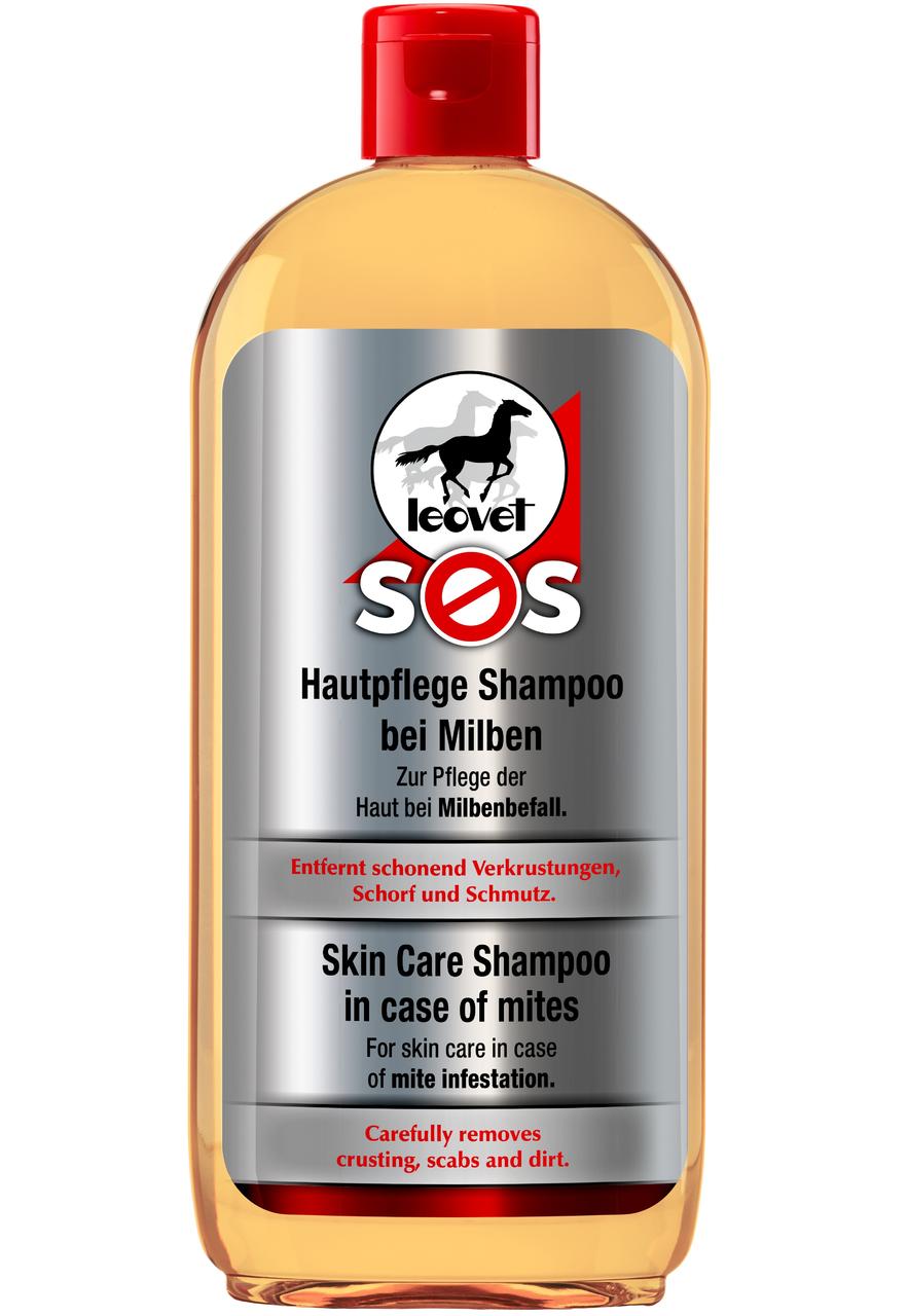 Leovet Sos Hautpflege Shampoo 500 ml reinigt sanft empfindliche Pferdehaut von Leovet