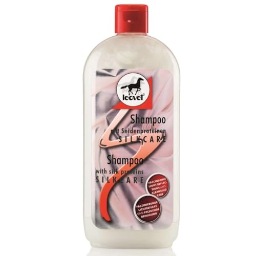 Leovet Silkcare Shampoo | 500 ml | Fellpflegeprodukt für Pferde | Mit hochwertigen Seidenproteinen, pflanzlichen Stoffen und Vitaminen | ADMR konform, keine Karenzzeit von Leovet