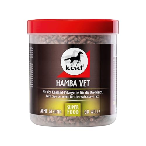 Leovet Hamba-VET | 700 g | Ergänzungsfuttermittel für Pferde | Zur Aktivierung der Abwehrkräfte | Zum Draufbeißen und Durchatmen | Basis-Getreidemischung mit vielen Kräutern von Leovet