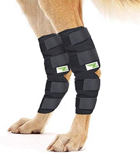 H.O.C.K. Rear Dog Leg Brace One Pair Heals Hock Joint Wrap Sleeve for Hind Legs(L/Long) von Lepark