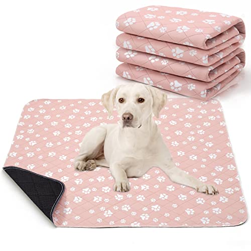 Lepark Waschbare Urinierunterlage für Hunde, wiederverwendbar, rutschfest, für Welpen, Rosa, 45,7 x 61 cm, 2 Stück Lepark Waschbare Urinierunterlage für Hunde, wiederverwendbar, rutschfest, für Welpen, Rosa, 45,7 x 61 cm, 2 Stück von Lepark