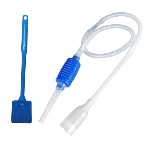 Siphon Aquarium-Reiniger für Aquarium mit Hand-Fischtank-Reiniger, 150 cm langer Schlauch, manuelles Aquarium-Reinigungswerkzeug für Wasserwechsel und Wartung, Aquarium-Reinigungsset von Lepat