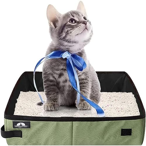 Faltbare Katzentoilette, Tragbare Katzentoilette Reise, Wasserdicht zu Langlebig, Katzen Katzenklo, für Indoor Heimat Outdoor Reise Camping Faltbare Katzentoilette, Tragbare Katzentoilette Reise, Wasserdicht zu Langlebig, Katzen Katzenklo, für Indoor Heimat Outdoor Reise Camping von Lepidi