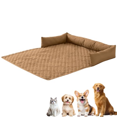 Lergas Kühlendes Sofabett Hund, Kühlbett für Hunde, Faltbare Kühlendes Hundebett, Wasserdichtes Kühldecke Hund, Waschbar Hunde Kühlmatte, Hundekühlmatte Selbstkühlend, Katzen/Hundebett für Sommer (F) von Lergas