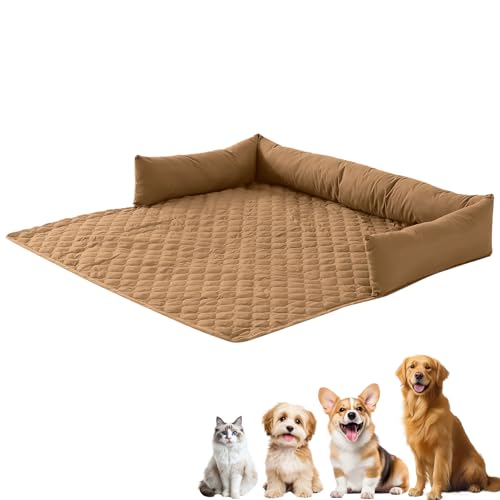 Lergas Kühlendes Sofabett Hund, Kühlbett für Hunde, Faltbare Kühlendes Hundebett, Wasserdichtes Kühldecke Hund, Waschbar Hunde Kühlmatte, Hundekühlmatte Selbstkühlend, Katzen/Hundebett für Sommer (E) von Lergas