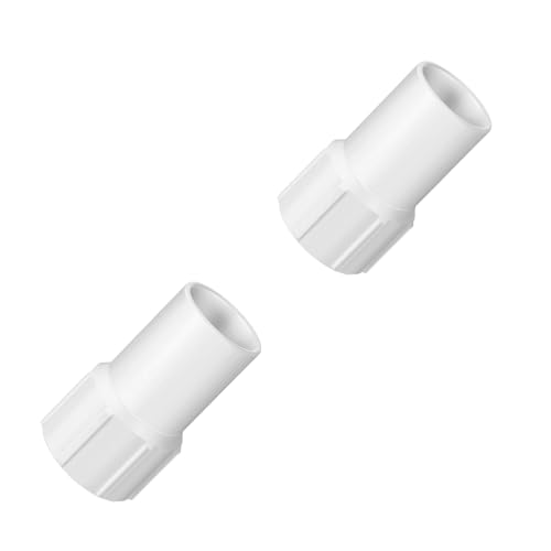 Schlauchverbinder 1/2 Zoll, Schlauchkupplung Schlauchanschluss 38 mm, Schlauchadapter Wasserschlauch, Schlauch Verbindungsstück für Spiralförmig Gewickelten Saugschlauch Filterschläuchen (2 Stück) Schlauchverbinder 1/2 Zoll, Schlauchkupplung Schlauchanschluss 38 mm, Schlauchadapter Wasserschlauch, Schlauch Verbindungsstück für Spiralförmig Gewickelten Saugschlauch Filterschläuchen (2 Stück) von Lergas