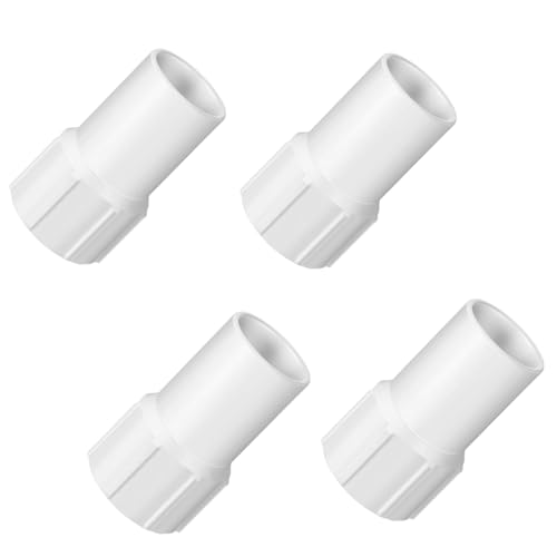 Schlauchverbinder 1/2 Zoll, Schlauchkupplung Schlauchanschluss 38 mm, Schlauchadapter Wasserschlauch, Schlauch Verbindungsstück für Spiralförmig Gewickelten Saugschlauch Filterschläuchen (4 Stück) Schlauchverbinder 1/2 Zoll, Schlauchkupplung Schlauchanschluss 38 mm, Schlauchadapter Wasserschlauch, Schlauch Verbindungsstück für Spiralförmig Gewickelten Saugschlauch Filterschläuchen (4 Stück) von Lergas