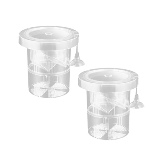 Atmungsaktiver Aquarium-Zuchtbehälter, schwimmende Aquarien, Trennwand, 2 Stück, schützender Kindergartenplatz zum Laichen Atmungsaktiver Aquarium-Zuchtbehälter, schwimmende Aquarien, Trennwand, 2 Stück, schützender Kindergartenplatz zum Laichen von Lerpwige