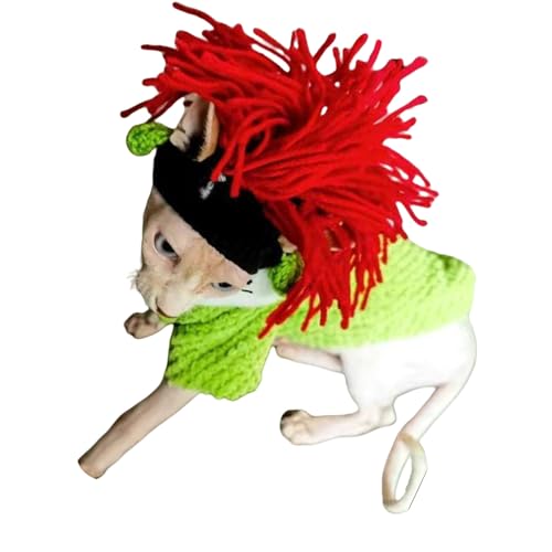 Dekorative Haustierhut Hund Katzen Kopfbedeckung Geburtstag Kostüm Gehäkelte Gestrickte Blumenhund Weihnachtshut Cartoon Haustierhut Dekorative Haustierhut Hund Katzen Kopfbedeckung Geburtstag Kostüm Gehäkelte Gestrickte Blumenhund Weihnachtshut Cartoon Haustierhut von Lerpwige