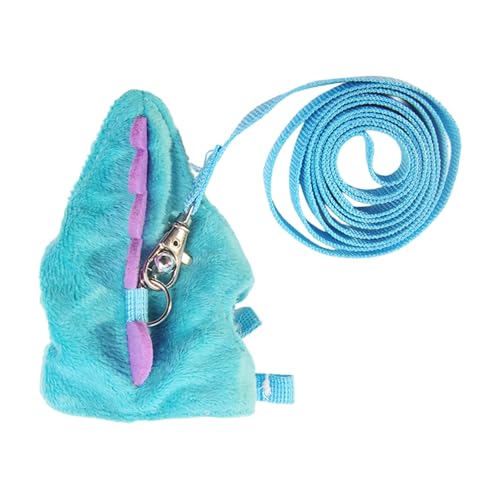 Haustiergeschirr und Leine, Set für Kleintiere, sicher für Welpen und andere Haustiere, mit Seil, Haustierhalsband von Lerpwige