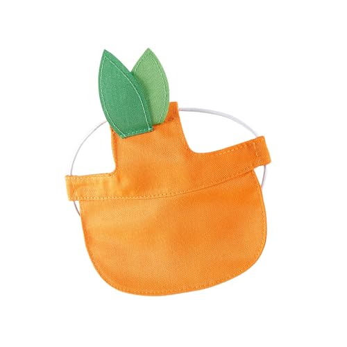 Hund Tangerine Haustier Kostüm Kopfbedeckungen Props Haustier Baseball Caps Welpe Kopfbefeier Party Kostüm Foto Requisiten von Lerpwige