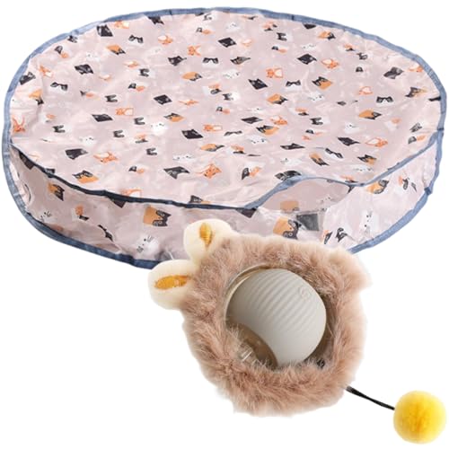 Interaktives Katzenspielzeug-Set mit abnehmbarem Teaser mit großen Matten für Indoor-Übungen und geistige Stimulation Interaktives Katzenspielzeug-Set mit abnehmbarem Teaser mit großen Matten für Indoor-Übungen und geistige Stimulation von Lerpwige