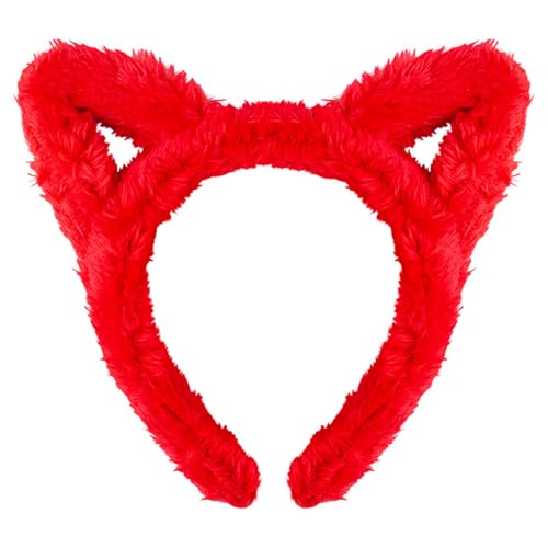Katzen Cosplay Kostüm Set Plüsch Heckkatzen Ohren Stirnbandkatzen Gesicht Aufkleber Bögen Krawatte Für Geburtstag Halloween Kostüm Kleid von Lerpwige