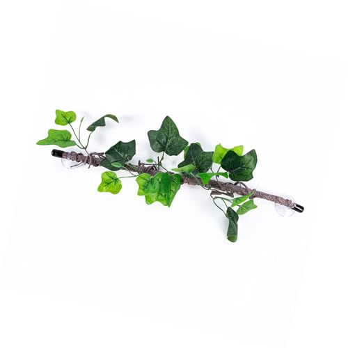Künstliche Reptilienpflanze für Kletterverstecke, Terrarium, Dschungel, künstliche Rebe, Amphibien, Lebensraum, Ornamente von Lerpwige