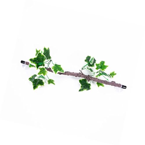 Künstliche Reptilienpflanze für Kletterverstecke, Terrarium, Dschungel, künstliche Rebe, Amphibien, Lebensraum, Ornamente von Lerpwige
