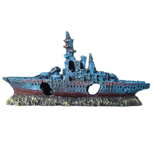 Lerpwige Aquarien, Kunstharz, zerbrochenes Schiff, Aquarien, Ornament, Garnelen, Fischversteck, Haus, Landschaft, Schiffswrack, Aquarien, Unterwasserdekoration Lerpwige Aquarien, Kunstharz, zerbrochenes Schiff, Aquarien, Ornament, Garnelen, Fischversteck, Haus, Landschaft, Schiffswrack, Aquarien, Unterwasserdekoration von Lerpwige