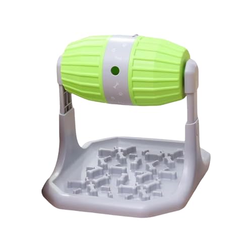 Lerpwige Einstellbarer Port Hund Puzzle Feeder Rolling Spender Interaktiver Schlupffest Basis Mentaler Stimulation Fütterungsspielzeug Für PET Cognitive Training Hundespielzeug von Lerpwige