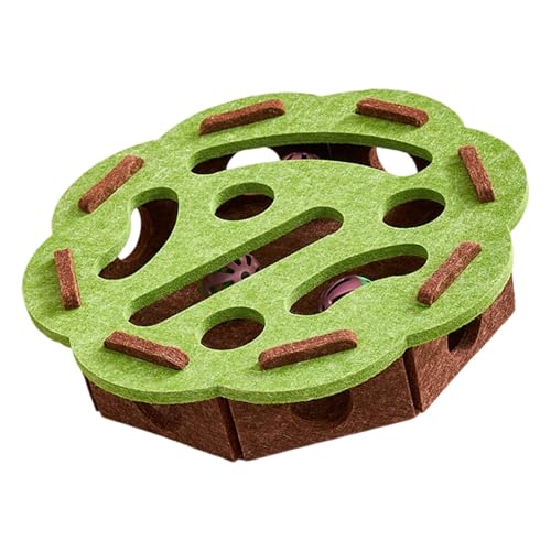 Lerpwige Mehrzweck-Katzen-Aktivitäts-Puzzle-Box-Spielzeug mit abnehmbaren Glocken, Ballspielzeug verbessert Intelligenz und Flexibilität, Katzen-Puzzle-Labyrinth Lerpwige Mehrzweck-Katzen-Aktivitäts-Puzzle-Box-Spielzeug mit abnehmbaren Glocken, Ballspielzeug verbessert Intelligenz und Flexibilität, Katzen-Puzzle-Labyrinth von Lerpwige