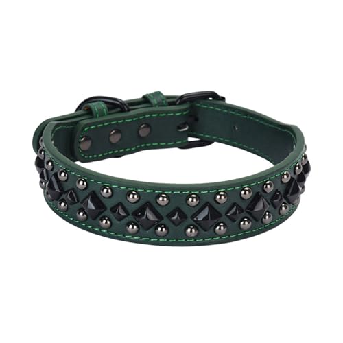 Rostbeständiges Metallnieten-Halsband, schweres Leder, minimalistisches Hundehalsband für tägliche Spaziergänge und Veranstaltungen Rostbeständiges Metallnieten-Halsband, schweres Leder, minimalistisches Hundehalsband für tägliche Spaziergänge und Veranstaltungen von Lerpwige