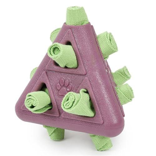 Strukturierte Gummi-Dreiecke, Kauspielzeug, Snack-Spender, kleine Medien, große Hunde, für Reinigungsfunktionen und Leckerli-Spender Strukturierte Gummi-Dreiecke, Kauspielzeug, Snack-Spender, kleine Medien, große Hunde, für Reinigungsfunktionen und Leckerli-Spender von Lerpwige