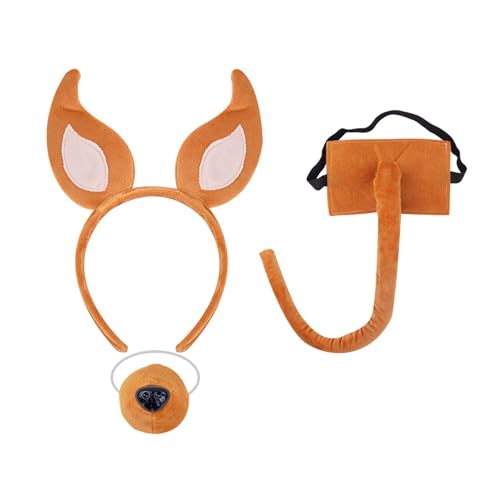 Tiere Kostüm Set Hunde Haar Reifen Set Plüsch Schwanz Bowtie Füchse Ohren Stirnband Braune Netzrockhandschuhe Für Partys Tiere Kostüm Set Hunde Haar Reifen Set Plüsch Schwanz Bowtie Füchse Ohren Stirnband Braune Netzrockhandschuhe Für Partys von Lerpwige
