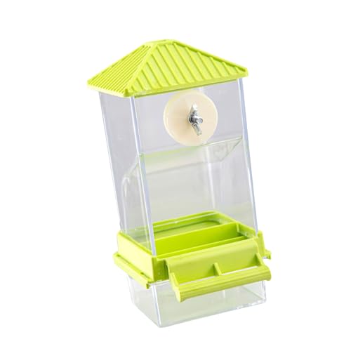 Vogelfutterspender für Papageien, groß, transparent, für Sittiche und kleine Vögel mit Schubladen-Design Vogelfutterspender für Papageien, groß, transparent, für Sittiche und kleine Vögel mit Schubladen-Design von Lerpwige