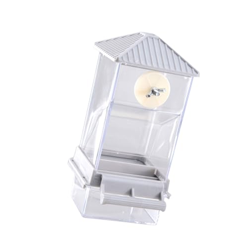 Vogelfutterspender für Papageien, groß, transparent, für Sittiche und kleine Vögel mit Schubladen-Design Vogelfutterspender für Papageien, groß, transparent, für Sittiche und kleine Vögel mit Schubladen-Design von Lerpwige