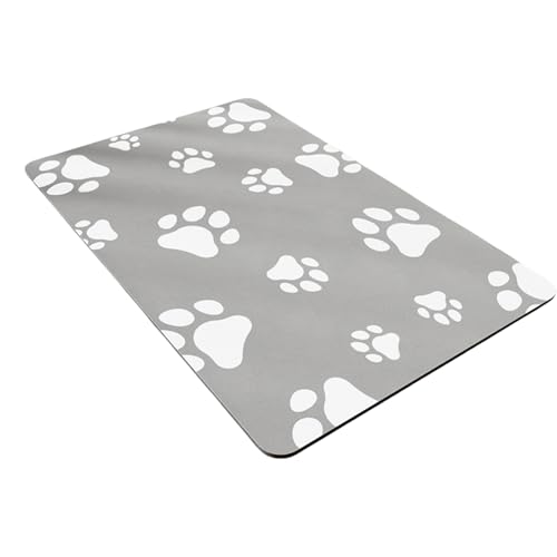 Waschbare Hundefuttermatte, strapazierfähig, für Verschütten und Spritzer von Lerpwige