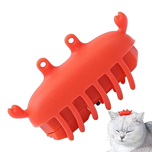 Leryveo Interaktives Katzenspielzeug | Bissfestes Kauspielzeug zum Zahnen von Krabben,Interaktives Mehrzweck-Haustierspielzeug für Katzen, Hunde und andere Tiere von Leryveo