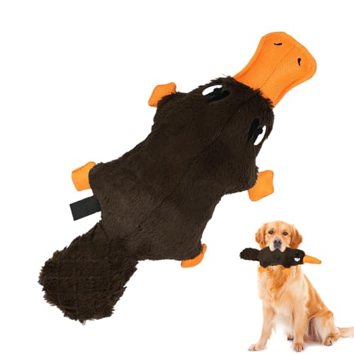 Lesunbak Hundespielzeug, Quietschendes Hundespielzeug, Interaktives Kauspielzeug für Hunde, Haustierzahnspielzeug, gefüllte Entenpuppe, Haustierzubehör für kleine, mittelgroße und große Hunde Lesunbak Hundespielzeug, Quietschendes Hundespielzeug, Interaktives Kauspielzeug für Hunde, Haustierzahnspielzeug, gefüllte Entenpuppe, Haustierzubehör für kleine, mittelgroße und große Hunde von Lesunbak