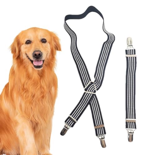 Lesunbak Hundewindel-Hosenträger,Hunde-Hosenträger für Windeln für Frauen - 2 Stück Windelverschluss, Verstellbarer Gürtel - Hundewindelgurt, Windelbefestigungswerkzeug für Katzen, Hunde, Lesunbak Hundewindel-Hosenträger,Hunde-Hosenträger für Windeln für Frauen - 2 Stück Windelverschluss, Verstellbarer Gürtel - Hundewindelgurt, Windelbefestigungswerkzeug für Katzen, Hunde, von Lesunbak