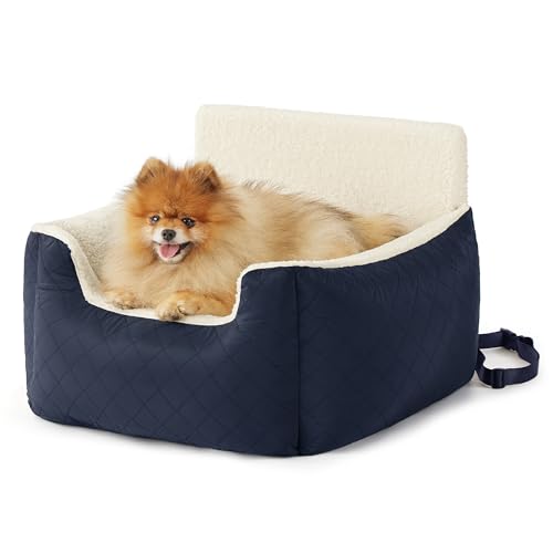 Lesure Hundesitz Auto Kleine Hunde - Wasserdichter Hundesitz Auto Rückbank, Hunde Autositz Für Kleine Hundemit, Ansteckbare Leine Für Autositz Hund, Blau Lesure Hundesitz Auto Kleine Hunde - Wasserdichter Hundesitz Auto Rückbank, Hunde Autositz Für Kleine Hundemit, Ansteckbare Leine Für Autositz Hund, Blau von LE SURE