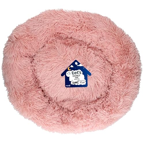 Let's Sleep Donut 100 cm Beige Roze Let's Sleep Donut 100 cm Beige Roze von Let's