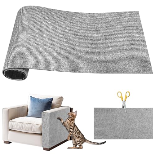 Lets Joy Kratzmatte für Katzen, 30 x 100cm Selbstklebende Kratzmatte Katzen, Kratzbretter Katze Wand, Kratzmatte Katze Sofa, DIY Geschnitten Wand Katzenkratzbrett Katzenkratzer Möbelschutz Lets Joy Kratzmatte für Katzen, 30 x 100cm Selbstklebende Kratzmatte Katzen, Kratzbretter Katze Wand, Kratzmatte Katze Sofa, DIY Geschnitten Wand Katzenkratzbrett Katzenkratzer Möbelschutz von Lets Joy
