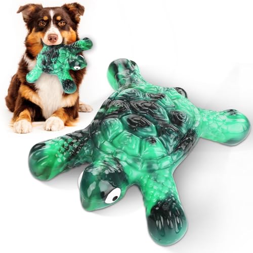 Letsmeet Dinosaurier-geformtes Nylon-Kauspielzeug für Hunde, unzerstörbar, robust, für große, mittelgroße und kleine Rassen von Letsmeet