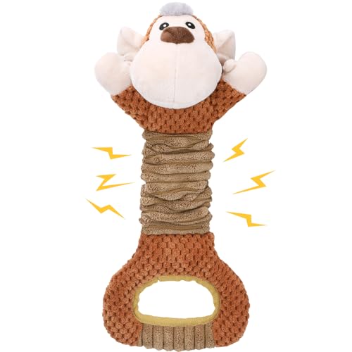 Letsmeet Hundespielzeug für mittelgroße und große Hunde, Plüsch-Hundespielzeug mit Knisterpapier und Quietscher, interaktives Hundespielzeug zum Zahnen, reduziert Langeweile, Geschenk für Haustiere Letsmeet Hundespielzeug für mittelgroße und große Hunde, Plüsch-Hundespielzeug mit Knisterpapier und Quietscher, interaktives Hundespielzeug zum Zahnen, reduziert Langeweile, Geschenk für Haustiere von Letsmeet